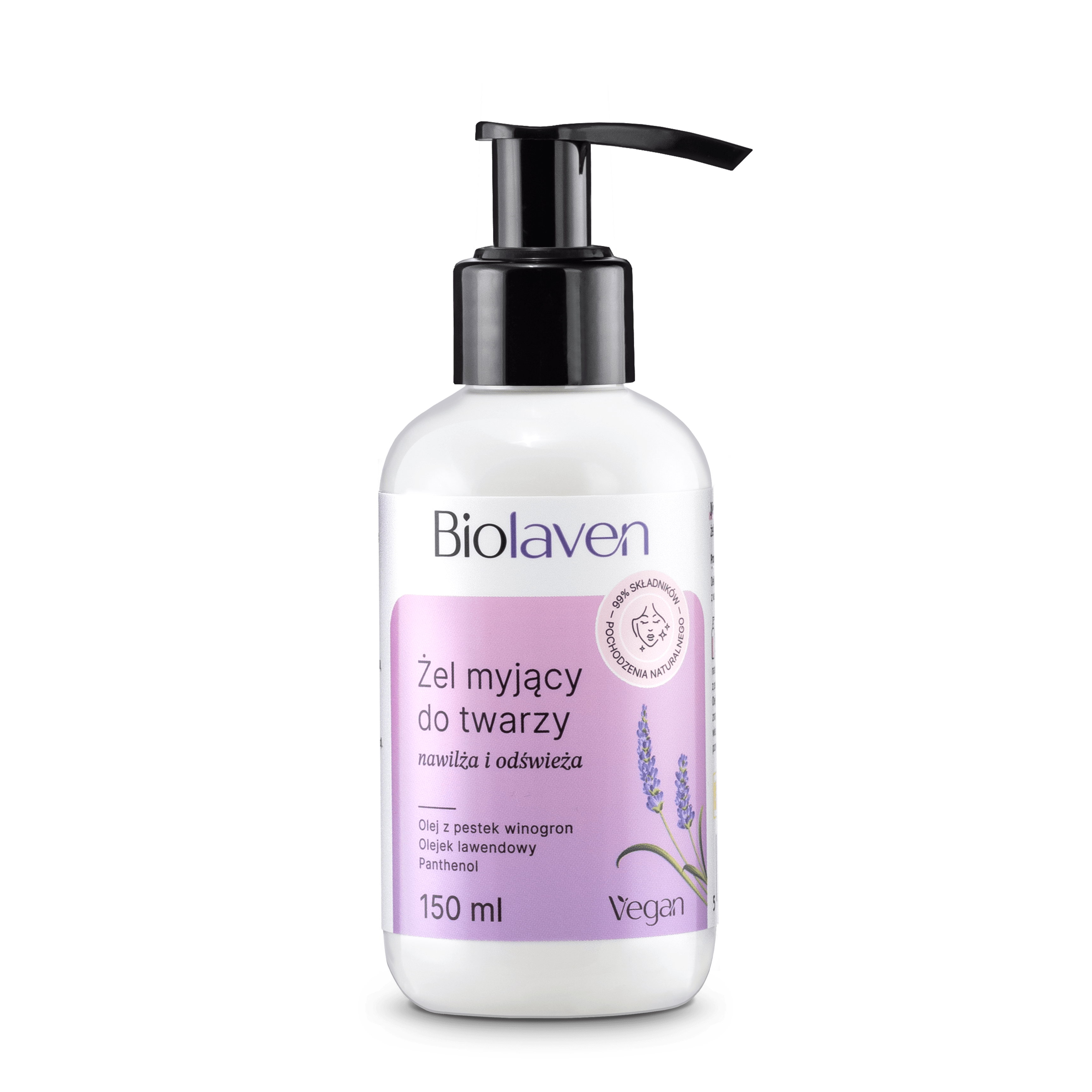 Gel detergente viso Biolaven