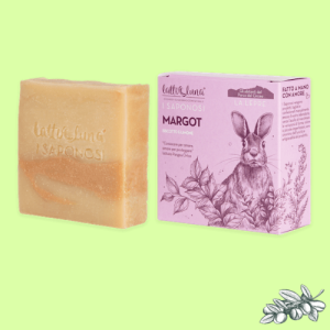 Sapone al limone e biscotto Margot saponosi Latte&Luna